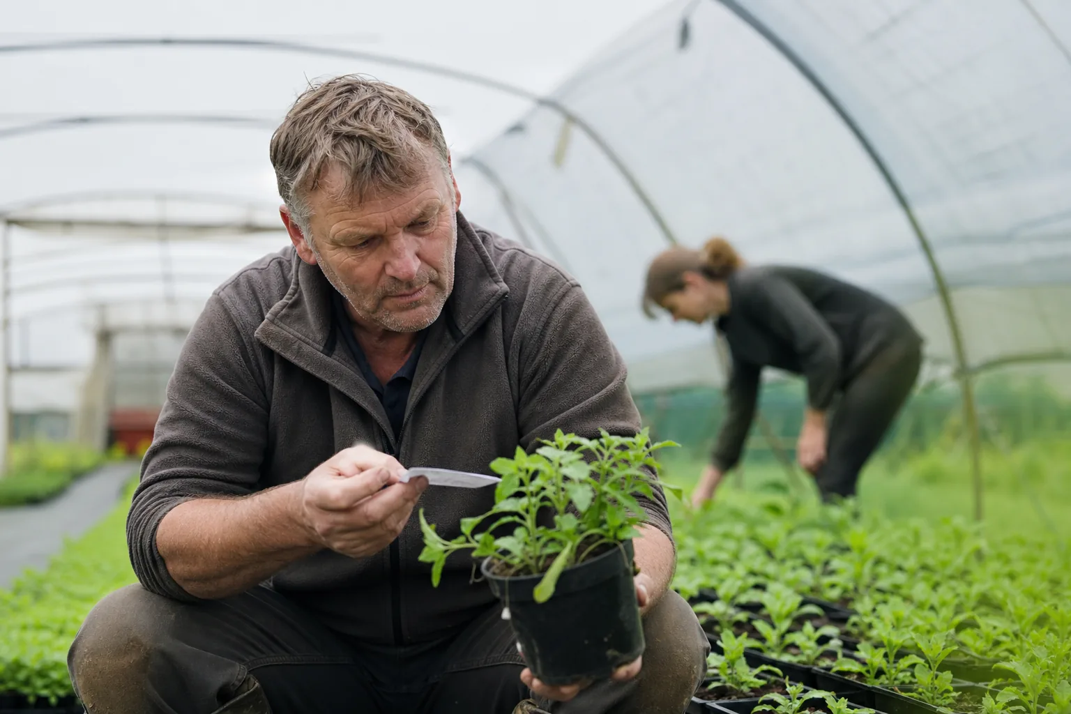 Werk op een Nederlands agrarisch bedrijf. Beeld bij het artikel: Waar moet je op letten als je het etiket van een nieuwe batch controleert?